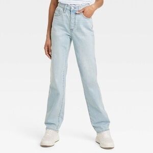 UNIVERSAL THREAD Jean 90’s Straight size 17  HIGH RISE light wash denim stretch